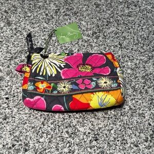 Vera Bradley Small Cosmetic Jazzy Blooms pattern